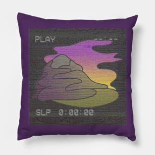 Vintage sunrise Pillow