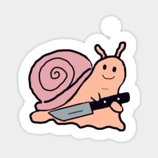 Sally the murderous snail Magnet