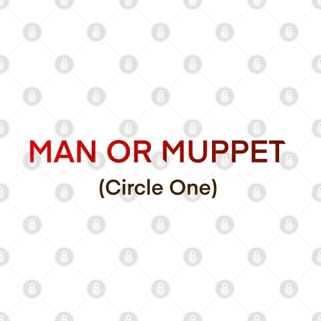 Man or muppet by Hundred Acre Woods Designs