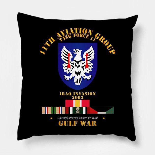 11th Aviation Group - TF 11 Gulf War w SVC Pillow by twix123844