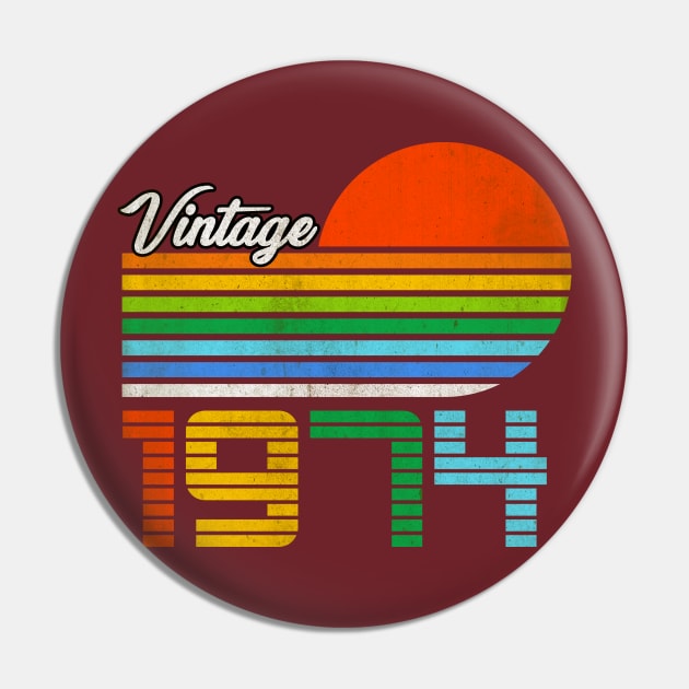 Vintage 1974 Pin by tepe4su