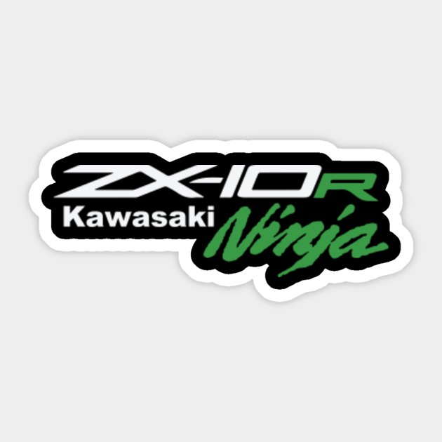 NINJA ZX-10R - Kawasaki Ninja Zx - Sticker | TeePublic