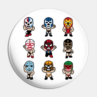 LUCHADOR nueve Pin