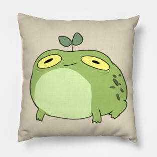 Cute toad smiling Pillow