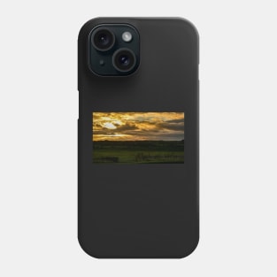 Seaton Sluice Field Sunset Phone Case