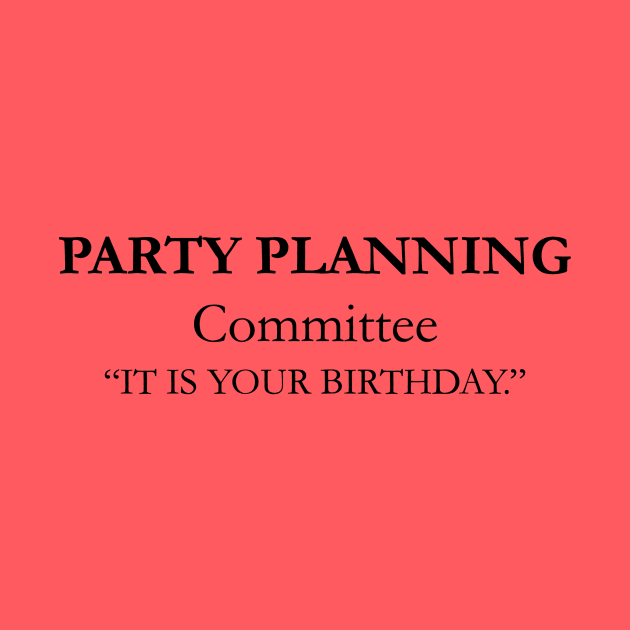 party planning committee by Kahlenbecke