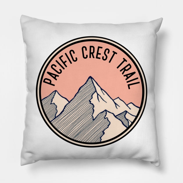 Pacific Crest Trail Pillow by cloudhiker