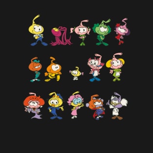 Snorkel Sidekicks Pay Tribute to the Loyal Friends and Endearing Companions of Snorks Characters on a Tee T-Shirt