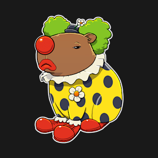 Grumpy Capybara Clown T-Shirt