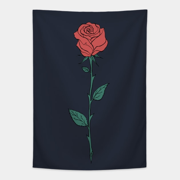 Red Rose Tapestry by Olooriel