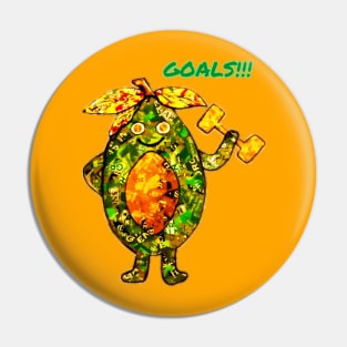 Avocado Healthy Lifestyle Goals Pin