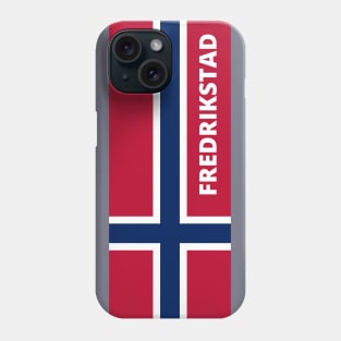 Fredrikstad  City in Norwegian Flag Phone Case