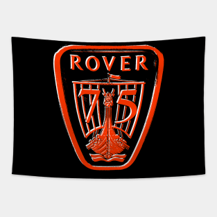 Rover 75 classic car logo red/white Tapestry