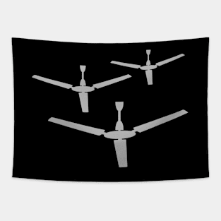 Fans grey Tapestry