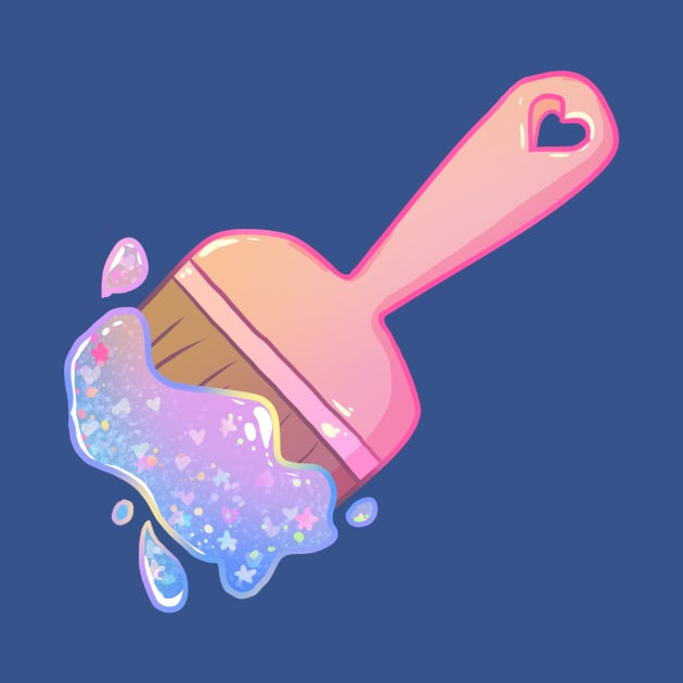 Sparkly Paintbrush by paintdust