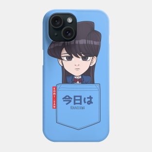 Shouko Komi Pocket Chibi Phone Case