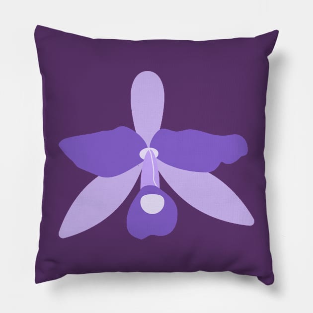 Orchid Pillow by runlenarun