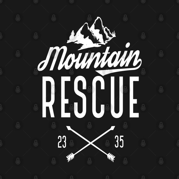 Mountain Rescuer Ski Patrol Rescuing Rescue Team by dr3shirts