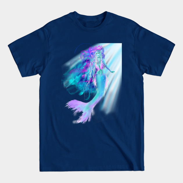 Nautical Colorful Ocean Mermaid Lovers Mermaid fantasy design - Mermaid - T-Shirt