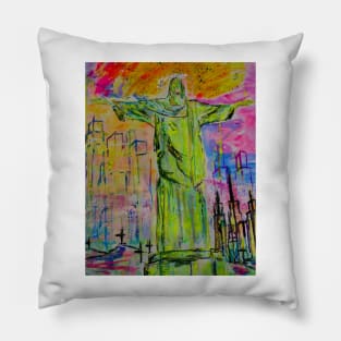 Christ the Redeemer Pillow