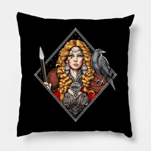 Celtic Goddess Morrigan Pillow