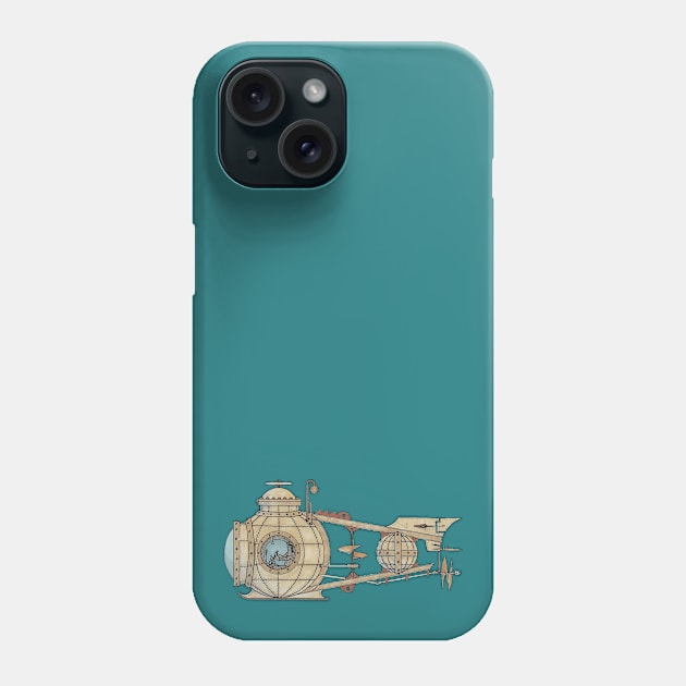 Steampunk Submarine Phone Case by NathanLeber