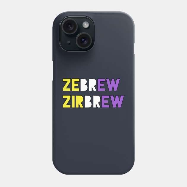 Zebrew/Zirbrew Phone Case by dikleyt