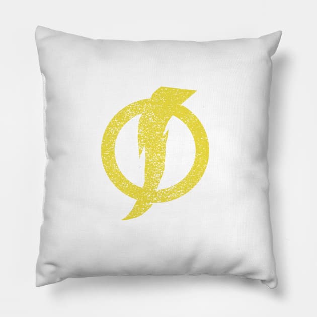 Static Shock logo Pillow by KeisukeZero