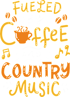 Coffee And Country Music Magnet