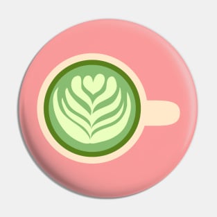 Matcha latte Pin