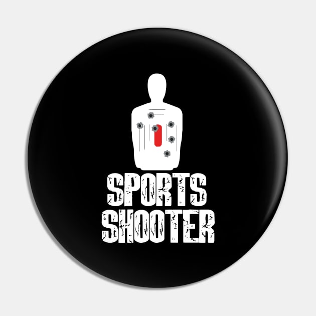 Sports Shooter | Sports Shooting Gun Club Hobby Pin by DesignatedDesigner