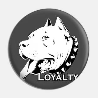 Loyalty Pitbull Pin