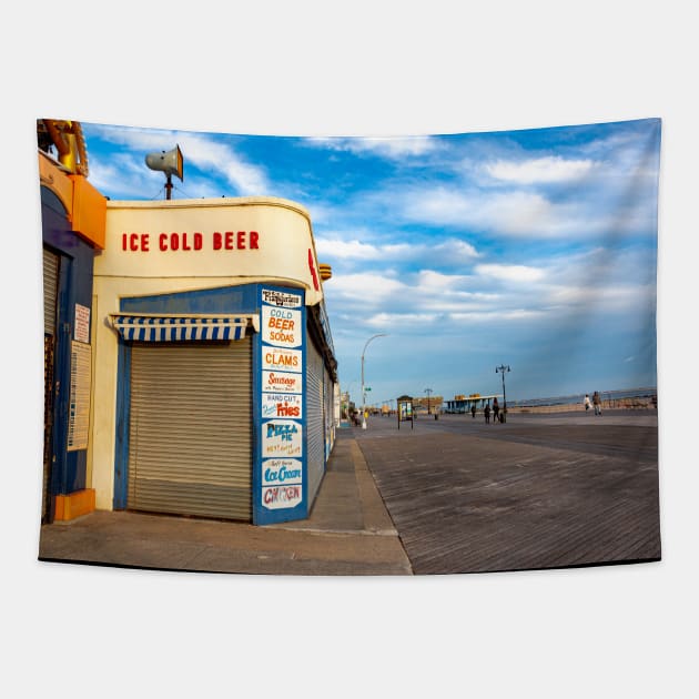 Ice Cold Beer Tapestry by ShootFirstNYC