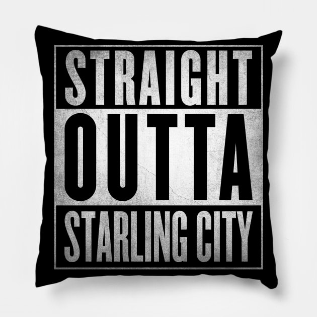 Straight Outta Starling City Pillow by fenixlaw