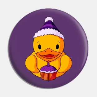 Birthday Rubber Duck Pin