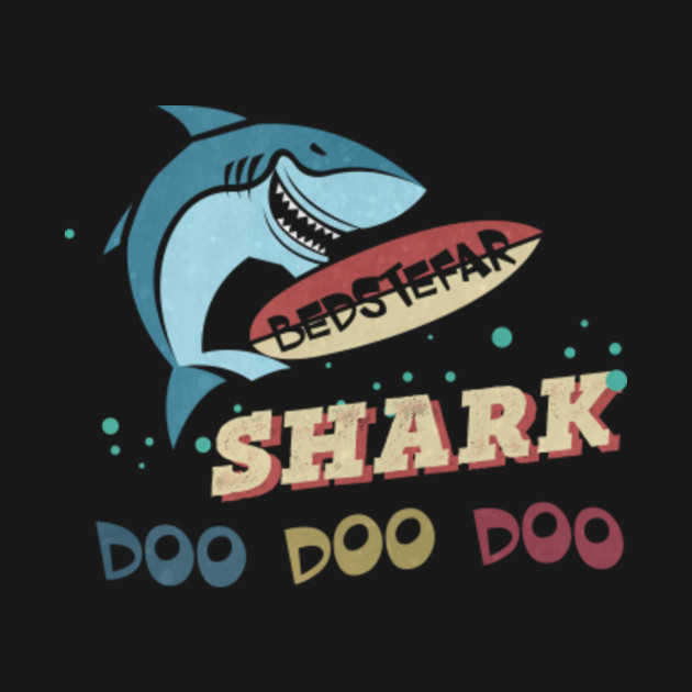 Discover Bedstefar Shark Doo Doo Vintage Funny Christmas Gifts - Gift For Bedstefar - T-Shirt