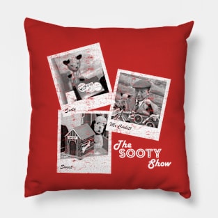 Sooty Retro 1950's Photo Montage Pillow