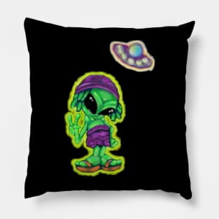 Super Cool Alien Pillow