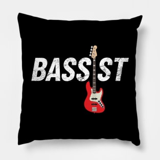 Bassist J-Style Bass Guitar Pillow