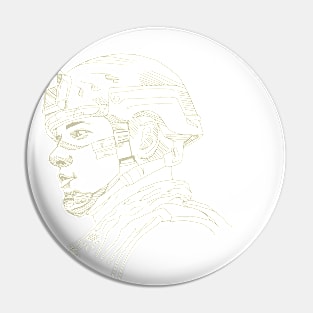 Memorial Day Soldier Pin