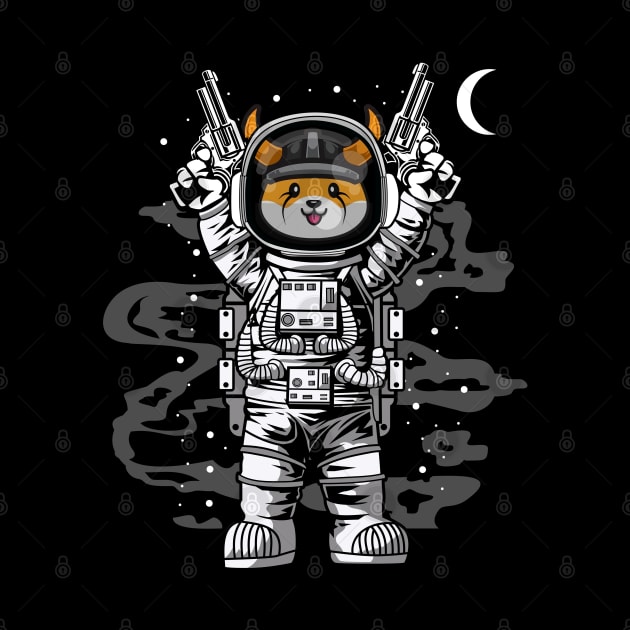 Astronaut Floki Inu Coin Floki Army To The Moon Crypto Token Cryptocurrency Wallet Birthday Gift For Men Women Kids by Thingking About