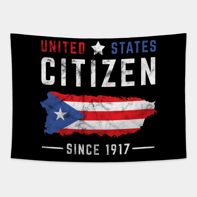 Puerto Rican United States Citizen - Puerto Rico USA American Tapestry by PuertoRicoShirts