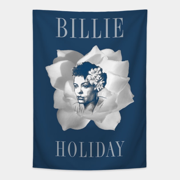 Billie Holiday Tapestry by PLAYDIGITAL2020