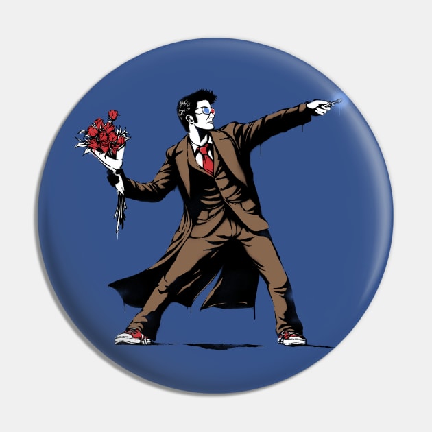 Banksy10 Pin by SixEyedMonster