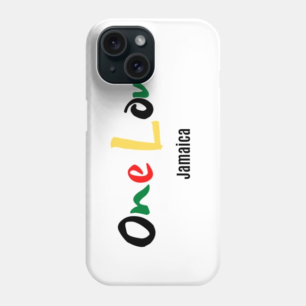 One Love (Color) Phone Case by DAPFpod