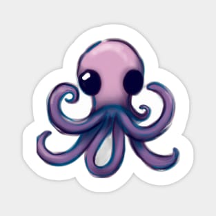 Cute Octopus Drawing Magnet