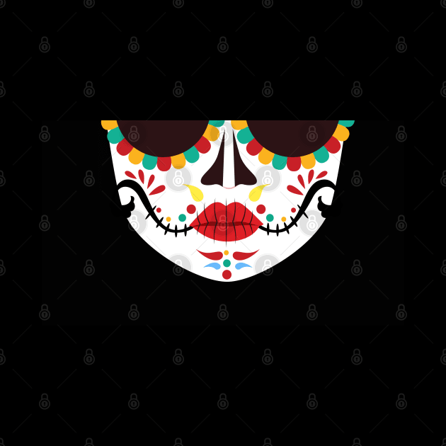 Sugar Skull Mask by Nirvanax Studio