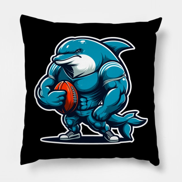 Dolphins #2 Pillow by meowyaya