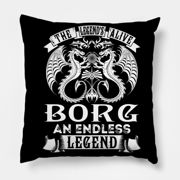 BORG Pillow by Carmelia