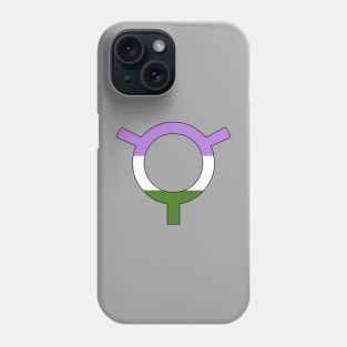 Genderqueer (Toki Pona, Genderqueer Pride Colors) Phone Case